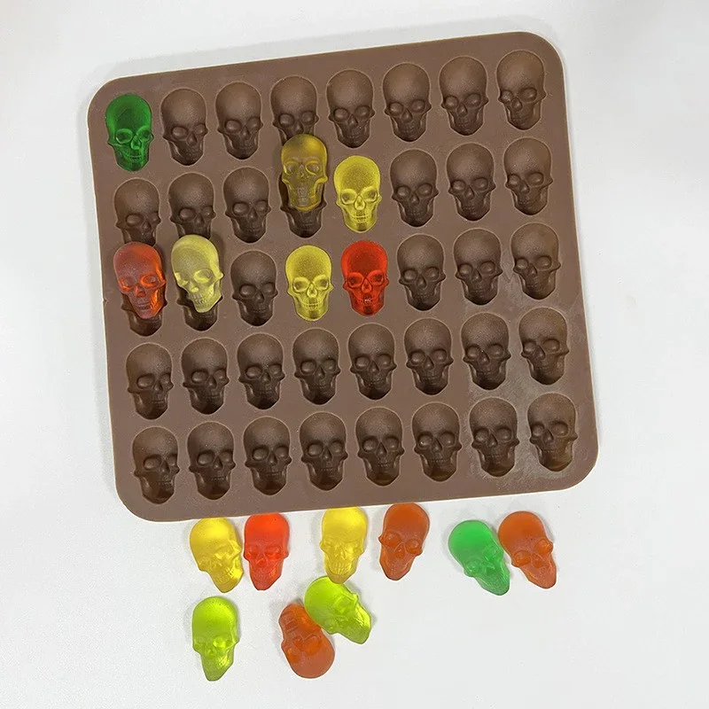 3D Skull Baking Cake Mold for Halloween ,Ice mold,Food Grade Silicone DIY Large Skull Cake Pan,Halloween Decor Birthday Party