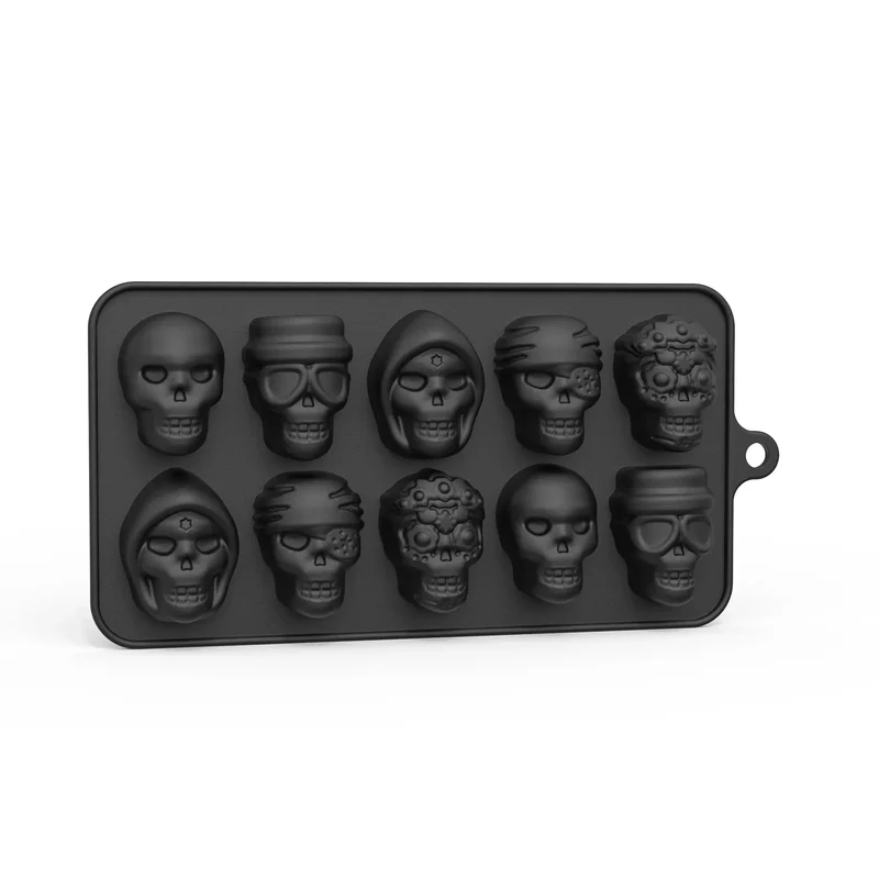 3D Skull Baking Cake Mold for Halloween ,Ice mold,Food Grade Silicone DIY Large Skull Cake Pan,Halloween Decor Birthday Party