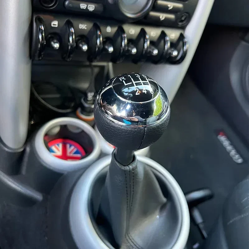 New 5 6 Speed Manual Transmission Gear Shift Knob Shifter Lever For MINI R50 ONE D R52 R53 COOPER S 3 DOORS 2001-2008 Car Parts