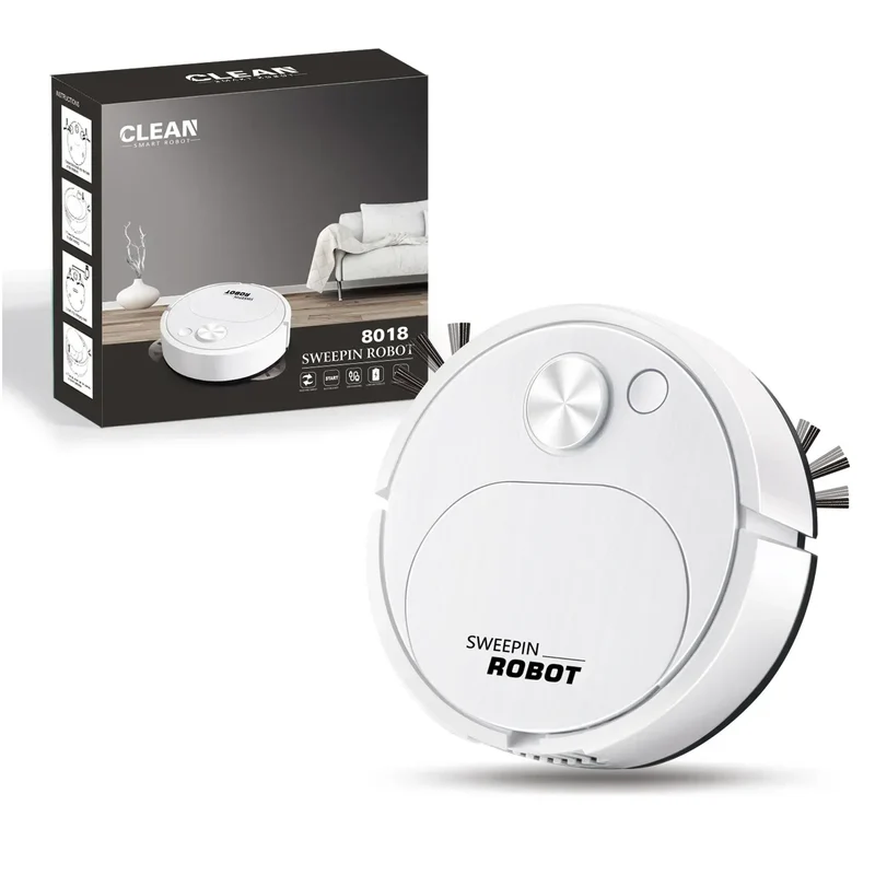 Wireless Smart Robot Sweeping Robot Vacuum Cleaner Mopping 3 In 1 Smart USB 1500Pa Dragging Cleaning Sweep Floor For Home Office