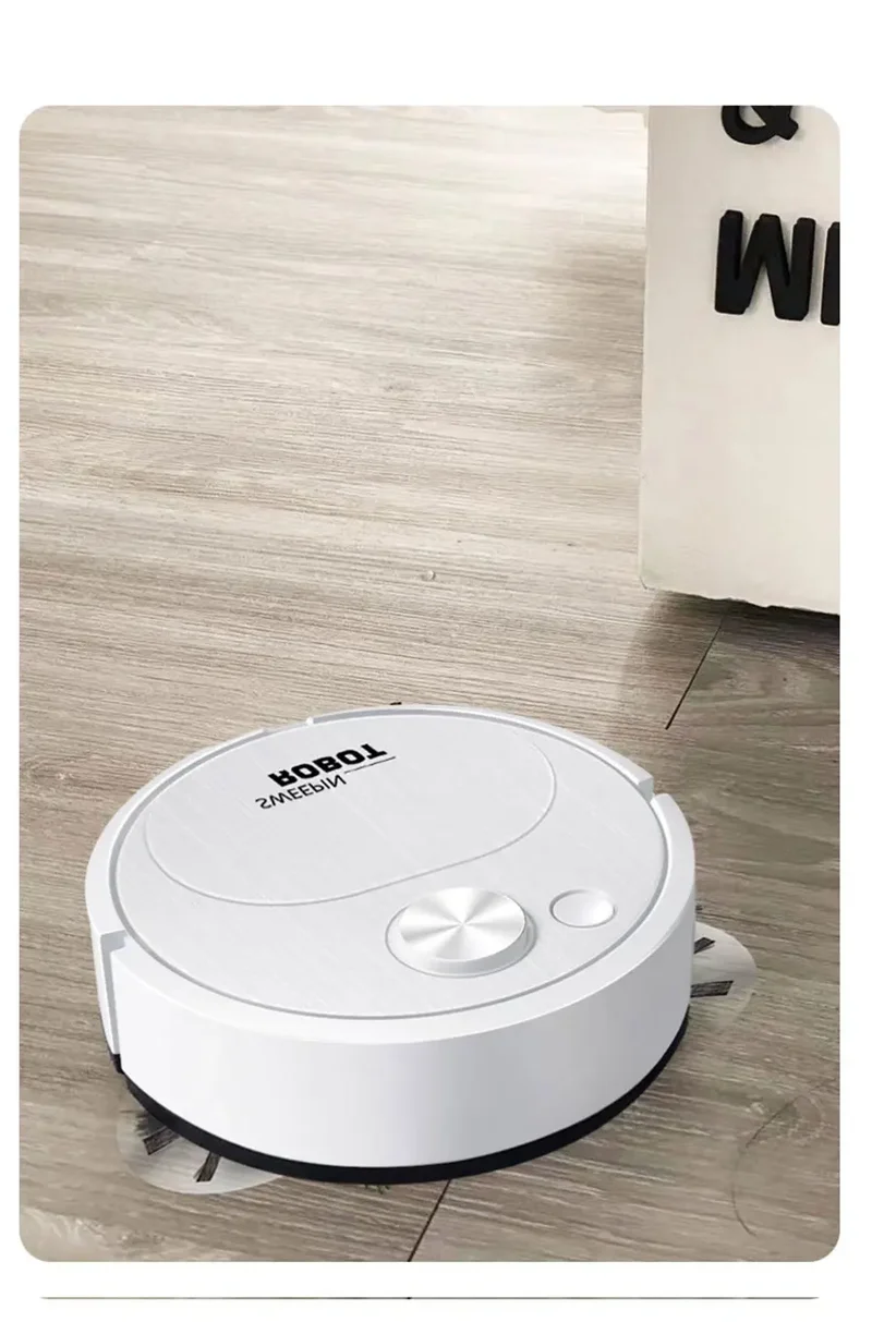 Wireless Smart Robot Sweeping Robot Vacuum Cleaner Mopping 3 In 1 Smart USB 1500Pa Dragging Cleaning Sweep Floor For Home Office
