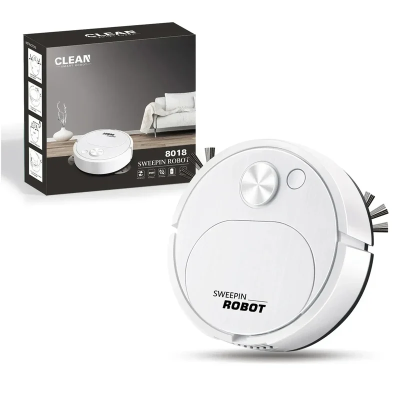 Wireless Smart Robot Sweeping Robot Vacuum Cleaner Mopping 3 In 1 Smart USB 1500Pa Dragging Cleaning Sweep Floor For Home Office