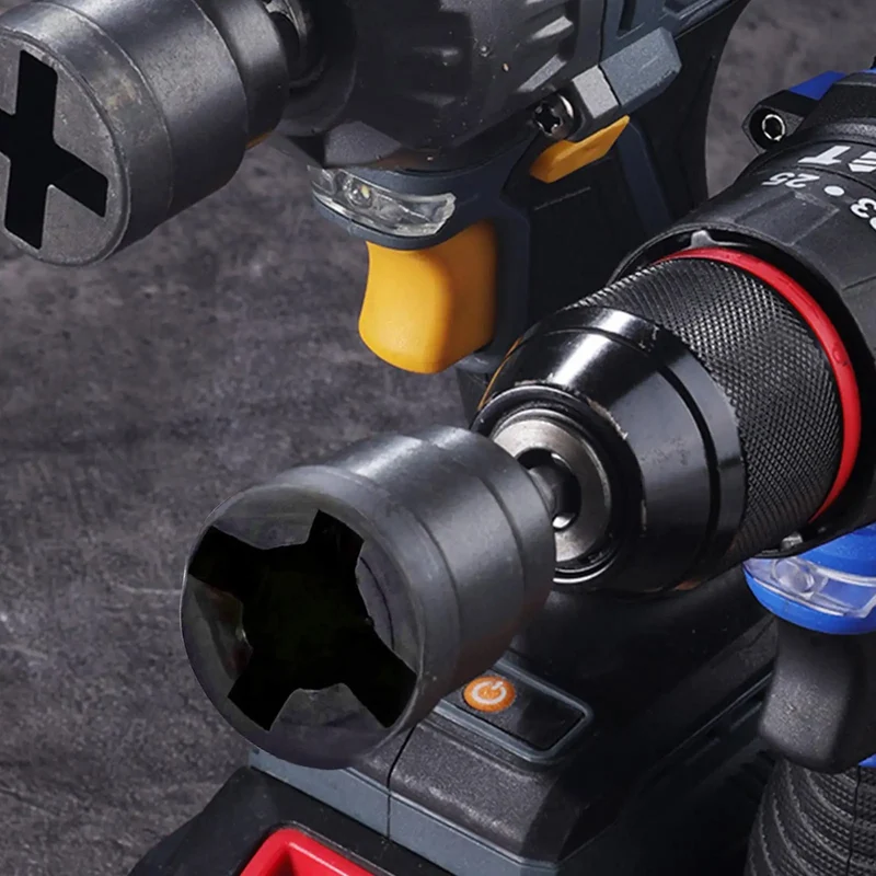 Universal Scissor Car Jack Adapter Rv Stabilizer Jack Drill Adapter Car Disassemble Tool Steel Ball Joint Rod Impact Wrench Tool