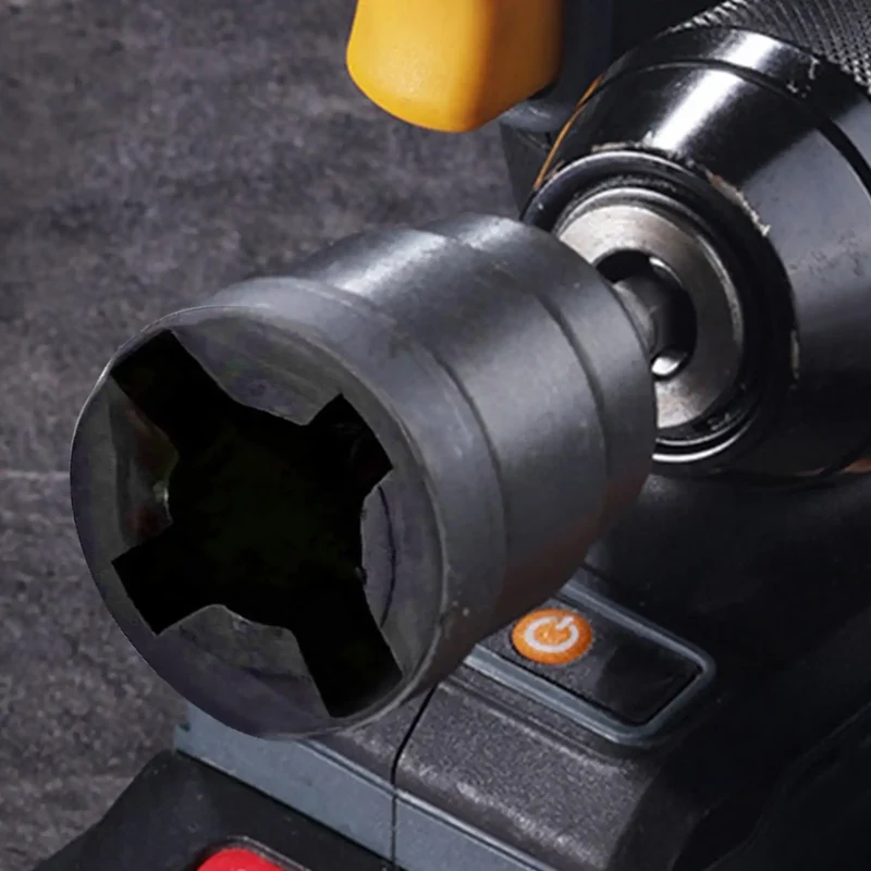 Universal Scissor Car Jack Adapter Rv Stabilizer Jack Drill Adapter Car Disassemble Tool Steel Ball Joint Rod Impact Wrench Tool