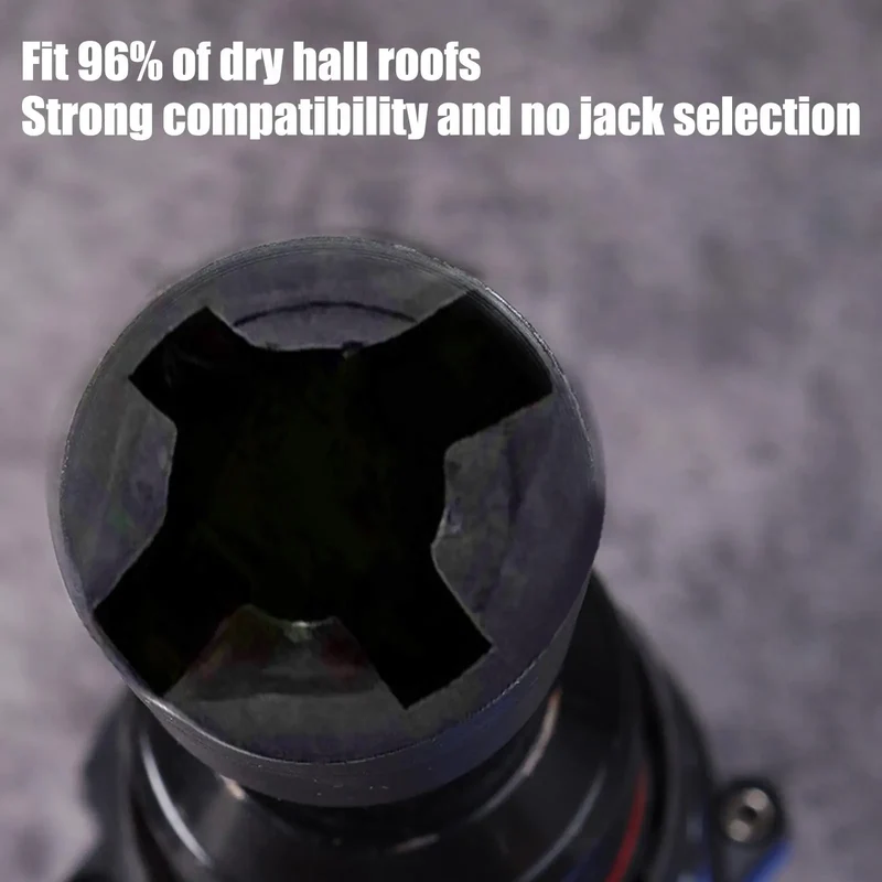 Universal Scissor Car Jack Adapter Rv Stabilizer Jack Drill Adapter Car Disassemble Tool Steel Ball Joint Rod Impact Wrench Tool
