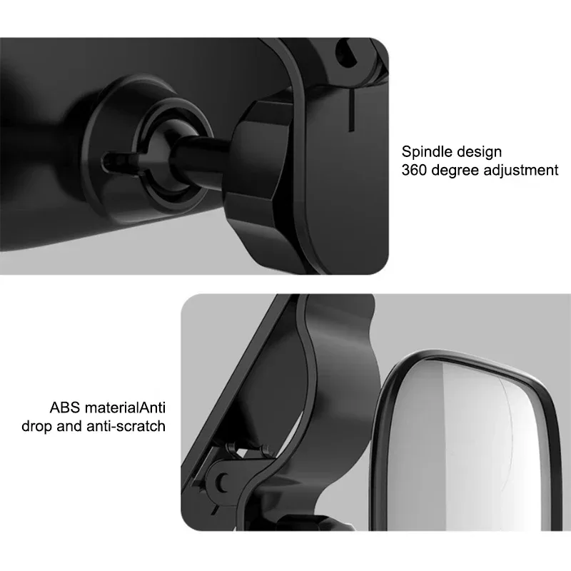 SEAMETAL Car Interior Baby Mirrors 120-Degree Wide Angle Rear View Mirror for Baby Children Safe Adjustable Car Observing Mirror