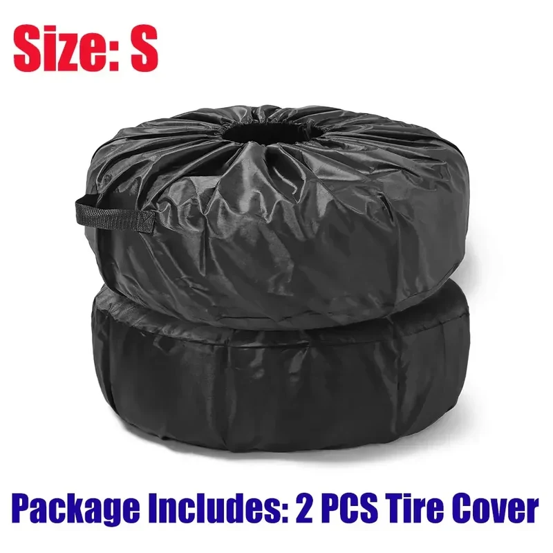 Car Spare Tire Cover Sunscreen Tire Bag Dustproof Protective Film Cloth Waterproof Spare Tire Wheel Bag Tyre Spare Storage Cover