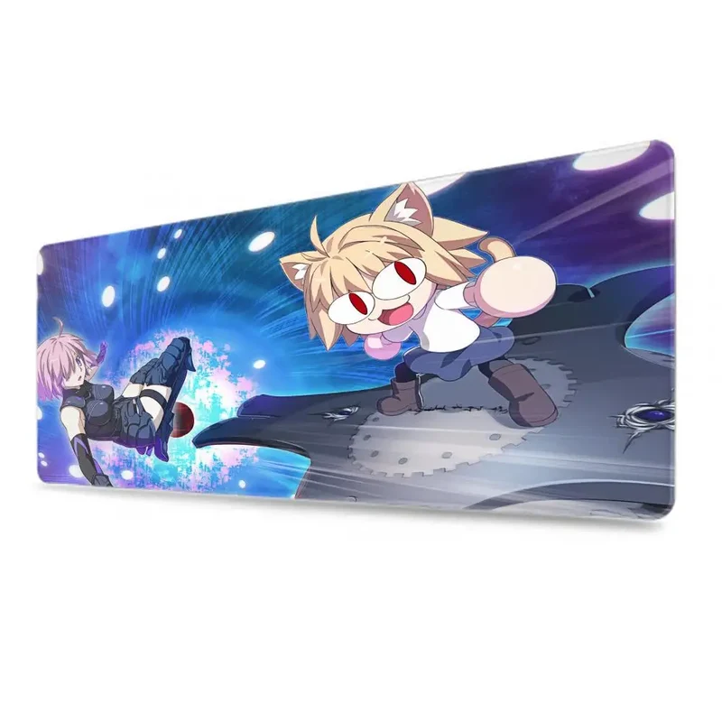 Neco-arc Gamer Cabinet Mouse Pad Anime Gaming Accessories Rubber Keyboard Office Tables Computer Desk Mat Carpet Mousepad