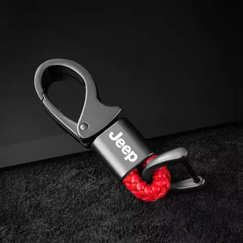 Car Keychain Auto Keyring Accessories For Jeep Renegade Compass Grand Cherokee Wrangler jk Gladiator Patriot