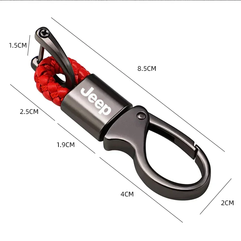 Car Keychain Auto Keyring Accessories For Jeep Renegade Compass Grand Cherokee Wrangler jk Gladiator Patriot