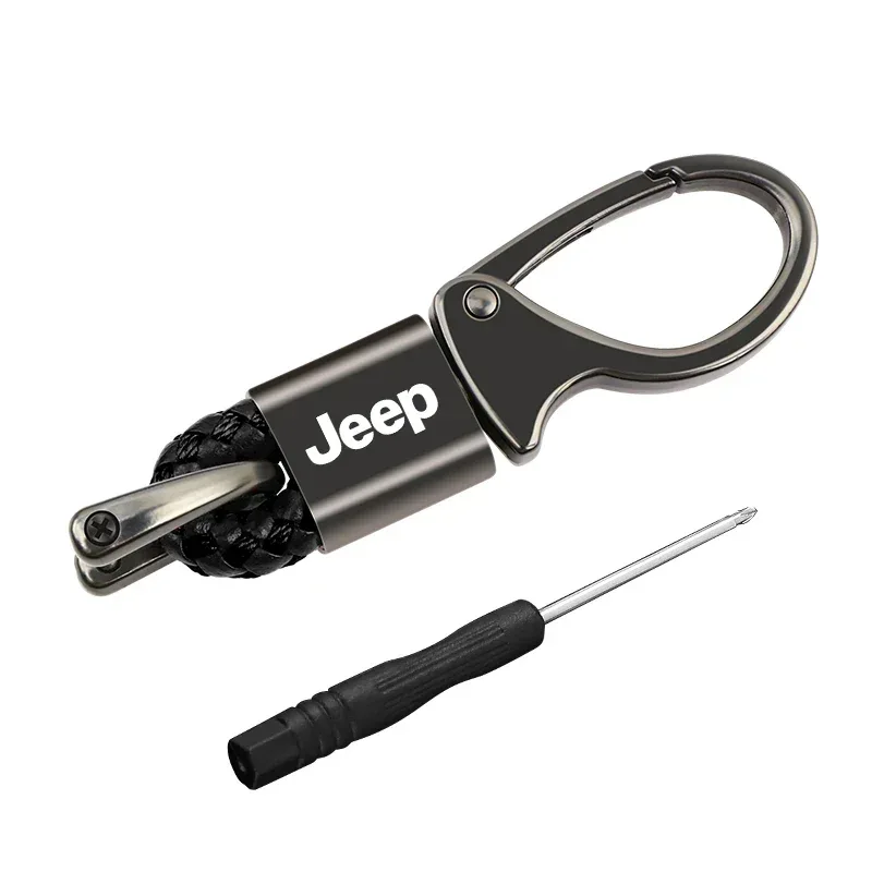 Car Keychain Auto Keyring Accessories For Jeep Renegade Compass Grand Cherokee Wrangler jk Gladiator Patriot