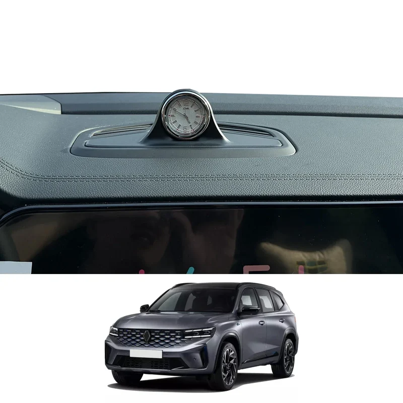 for Renault Grand Koleos 2024 2025 Dashboard Clock Center Console Electronic Quartz Clock Accessories
