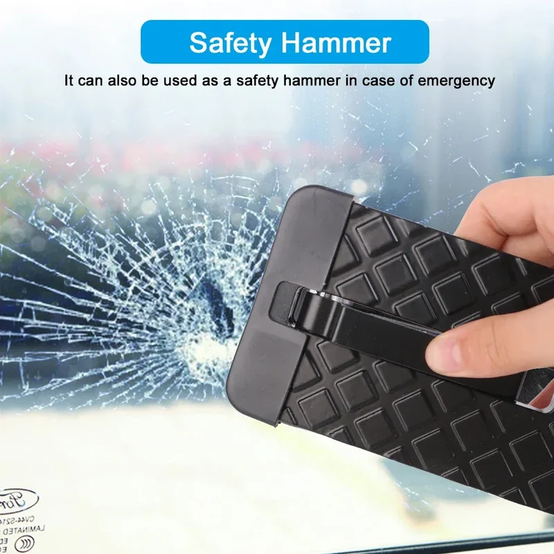 Universal Foldable Car Door Step Pedals 230kg Loading Holder Auxiliary Foot Pegs Doorstep Anti-skid As A Auto Safety Hammer