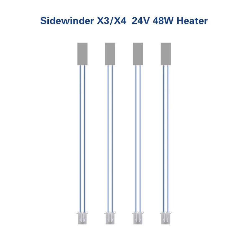 For Artillery SW-X3 X4 3D 24V 48W Ceramic Cartridge Heater Heating Rod 100K NTC Thermistor For Sidewinder X3 X4 3d printer