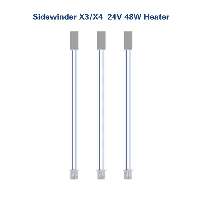 For Artillery SW-X3 X4 3D 24V 48W Ceramic Cartridge Heater Heating Rod 100K NTC Thermistor For Sidewinder X3 X4 3d printer