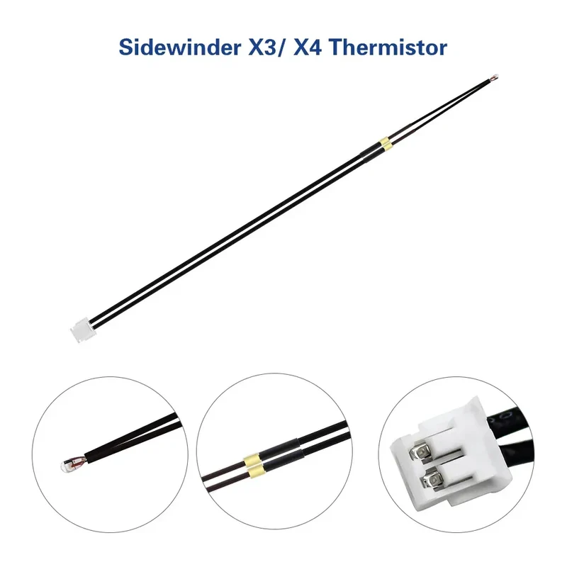 For Artillery SW-X3 X4 3D 24V 48W Ceramic Cartridge Heater Heating Rod 100K NTC Thermistor For Sidewinder X3 X4 3d printer