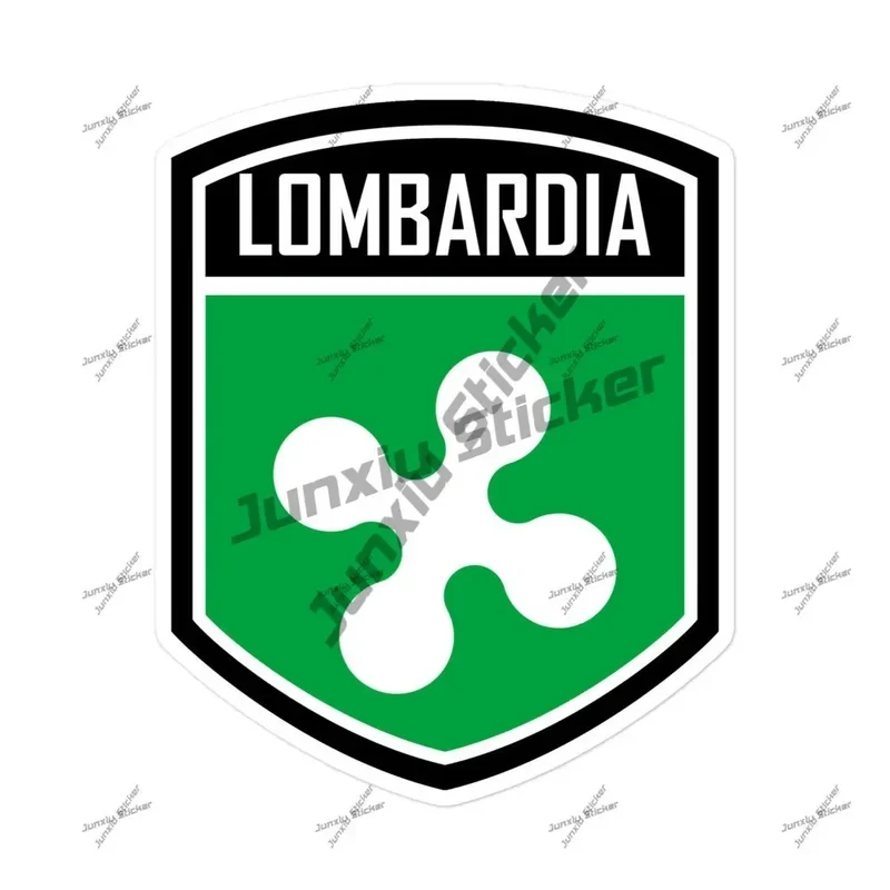 Lombardia Marche Molise Italy Flag Emblem Vinyl Sticker Decoration Naples Napoli Modena Messina Milan Italia Round Seal Flag