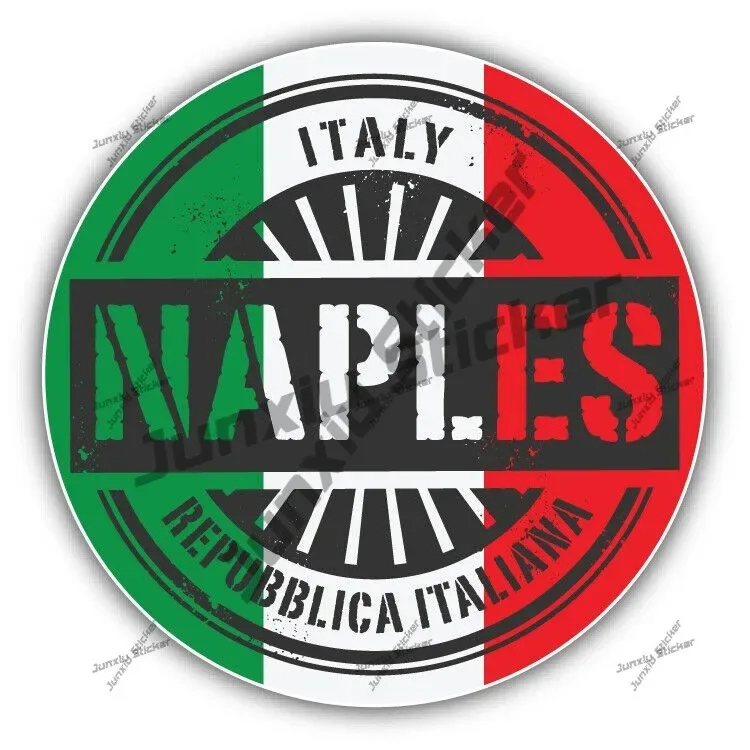 Lombardia Marche Molise Italy Flag Emblem Vinyl Sticker Decoration Naples Napoli Modena Messina Milan Italia Round Seal Flag