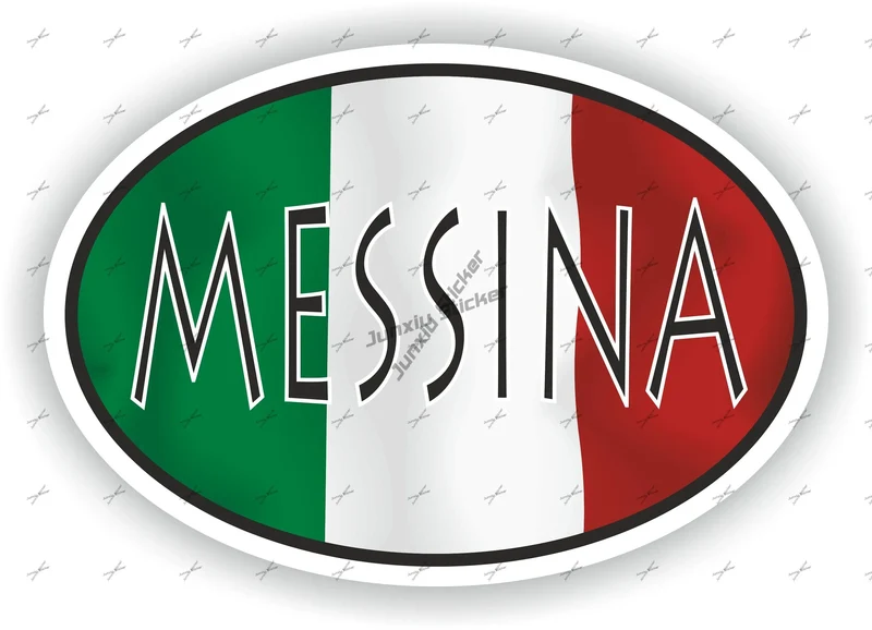 Lombardia Marche Molise Italy Flag Emblem Vinyl Sticker Decoration Naples Napoli Modena Messina Milan Italia Round Seal Flag