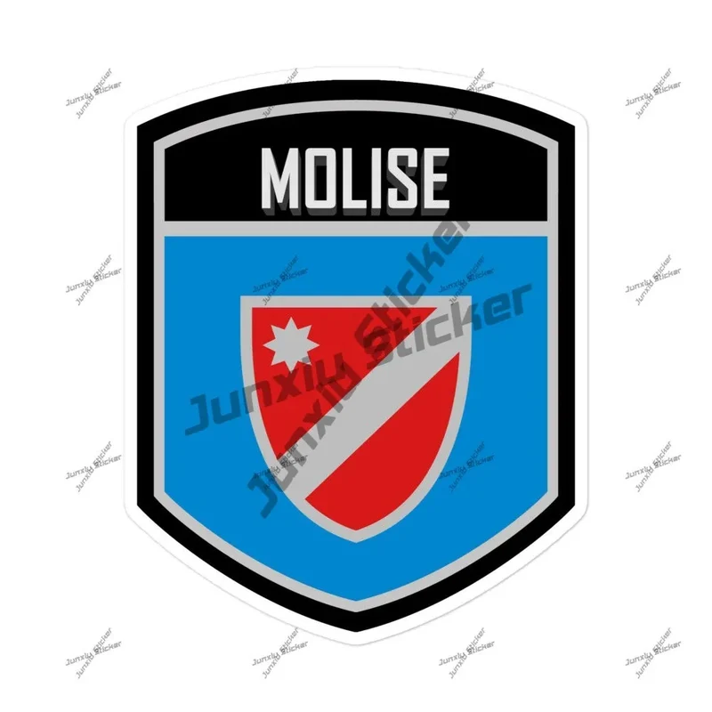Lombardia Marche Molise Italy Flag Emblem Vinyl Sticker Decoration Naples Napoli Modena Messina Milan Italia Round Seal Flag