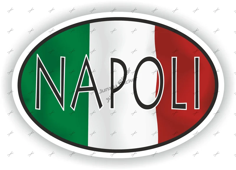 Lombardia Marche Molise Italy Flag Emblem Vinyl Sticker Decoration Naples Napoli Modena Messina Milan Italia Round Seal Flag