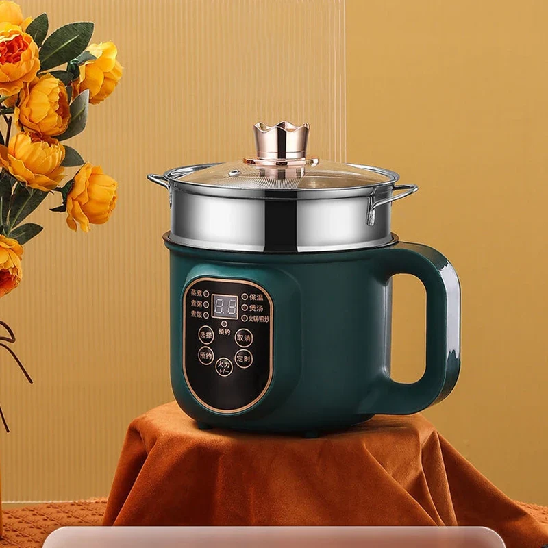 Electric Hot Pot Cooker Multicooker Hotpot Stew Heating Eggs Soup Pan Noodles Steamer Rice Cookers Cooking Pot EU Plug