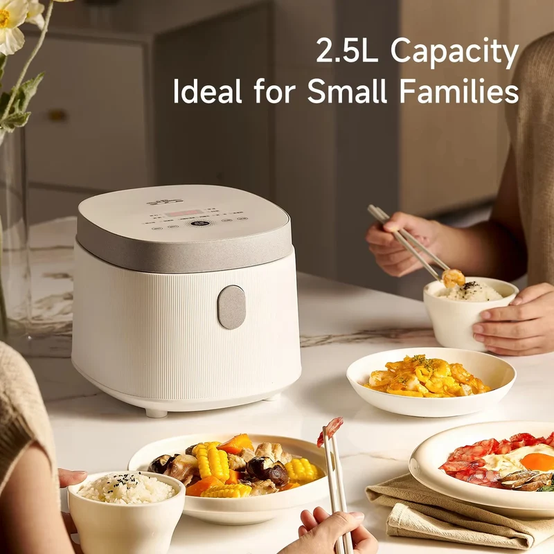 2.5L Electric Rice Cooker Titanium Liner for 2-3 People Mini MultiCooker Smart Steamed Rice Kitchen Machine 220V