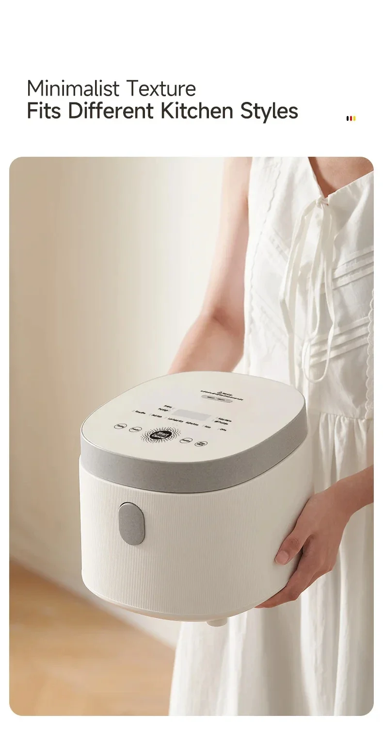 2.5L Electric Rice Cooker Titanium Liner for 2-3 People Mini MultiCooker Smart Steamed Rice Kitchen Machine 220V