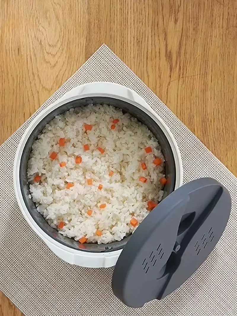 Microwave Oven Rice Cooker Food Container Multifunction Steamer Rice Cooker Portable Bento Lunch Box Steaming Utensils