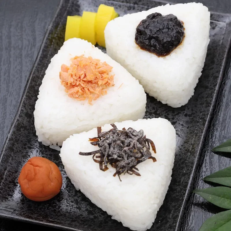 Triangles Sushi Mold Onion Rice Ball Food Press Japanese Bento Kitchen Gadget Set Onigiri Maker Frame Kit Tools Gadgets Dining