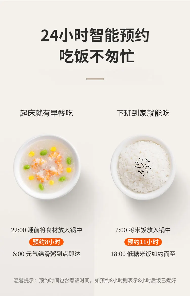 Riz Cooker Electric Rice 220v Multicooker Household Appliances for Home Smart Soup Separation 4L Low-sugar Coocker Pot