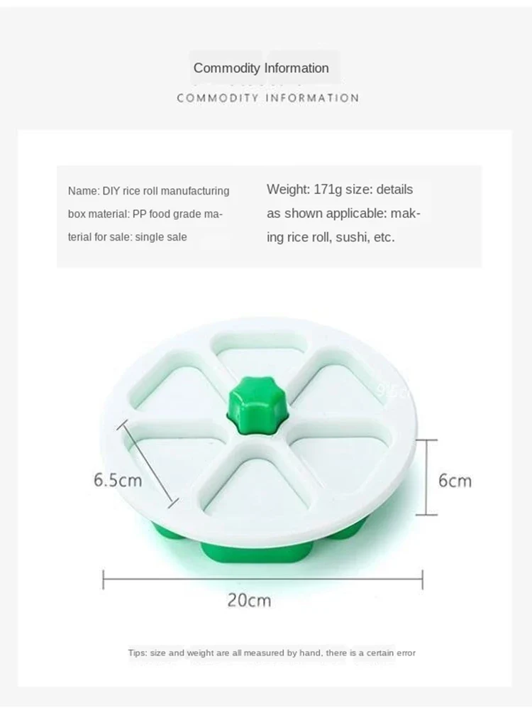 Newest DIY Sushi Mold Onigiri Rice Ball Food Press Triangular Sushi Maker Mold Sushi Kit Japanese Kitchen Tools Bento Box