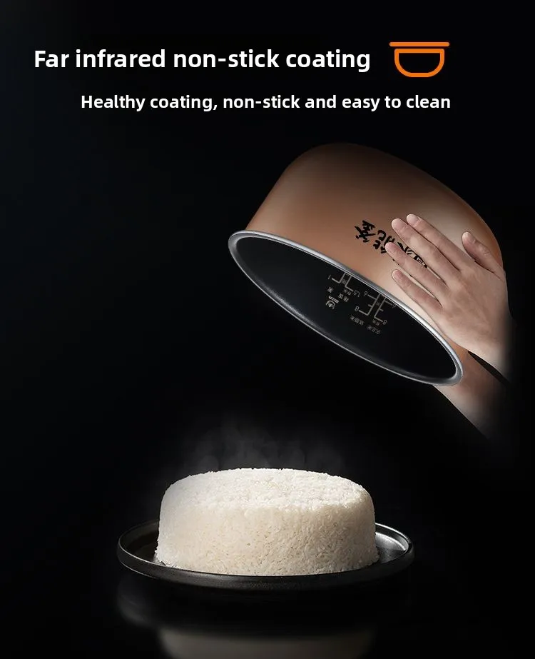 Home-use smart rice cooker with timer function, 4L/5L multi-functional non-stick large capacity MB-RE430