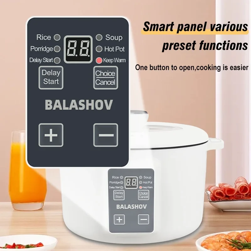 220V Household Multi Cookers 3.5L Electric Cooker Non-stick Cooking pot Hot Pot Smart Rice cooker Cooking Appliances