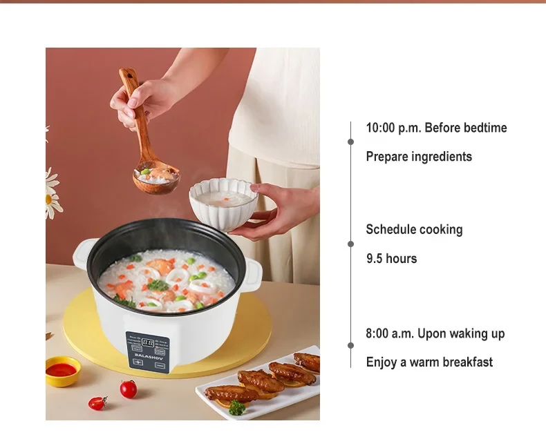 220V Household Multi Cookers 3.5L Electric Cooker Non-stick Cooking pot Hot Pot Smart Rice cooker Cooking Appliances