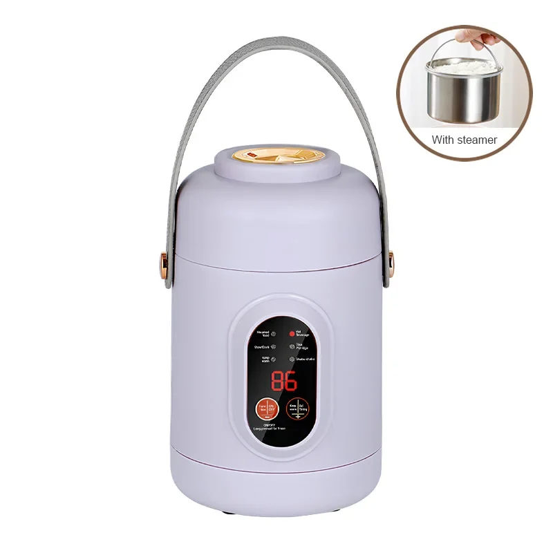 New Multifunctional Rice Cooker Portable Small Travel Electric Kettle Household Electric Cooker Hot Pot 110V US/220V EU Plug