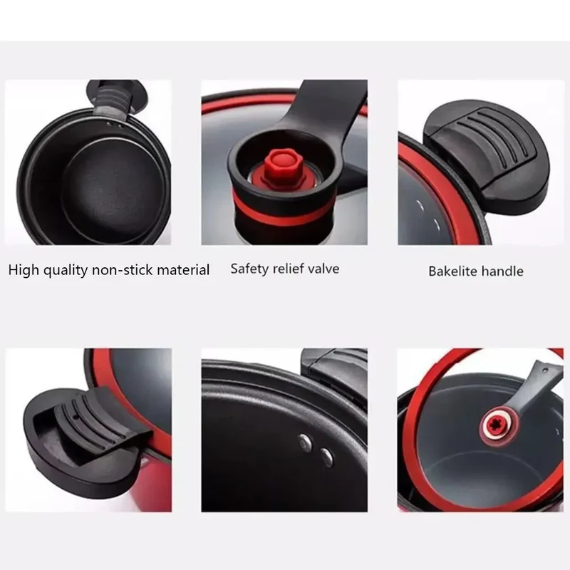 Multifunctional 3.5L Pressure Cooker Stew Pot Non-Stick Cooking Pots Kitchenware Micro Rice Cooker Induction Cooker Gas Stove