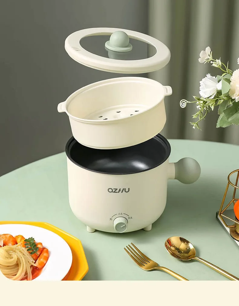 Electric Rice Pot Multicooker Hotpot Stew Heating Pan Noodles Eggs Soup Steamer Rice Cookers Cooking Pot for Home
