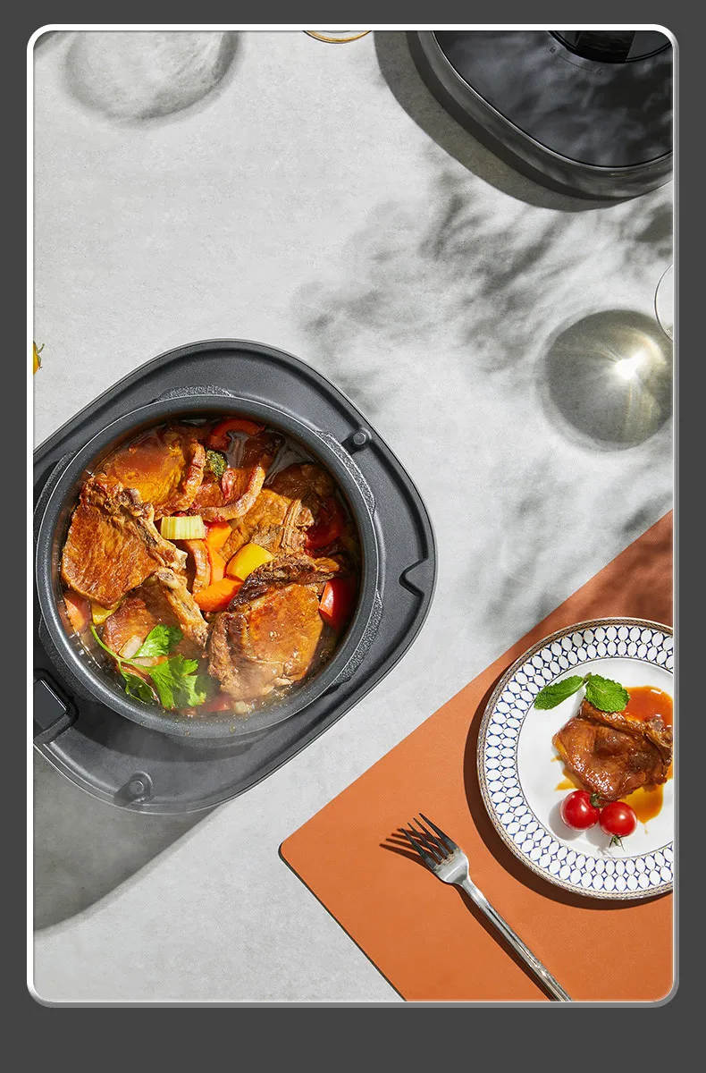Joyoung B991 Pressure Cooker 70KPa Double Lids 220V Electric Air Fryer Multifunctional 4-In-1 Rice Cooking Pot 24H Appointment