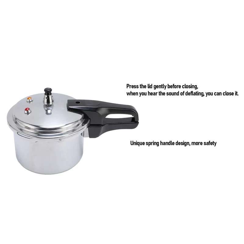 Pressure Cooker Aluminum Alloy Pressure Canning Pot Cooker Explosion Proof Large Capacity Fast Cooking Pot Kitchen Cookware