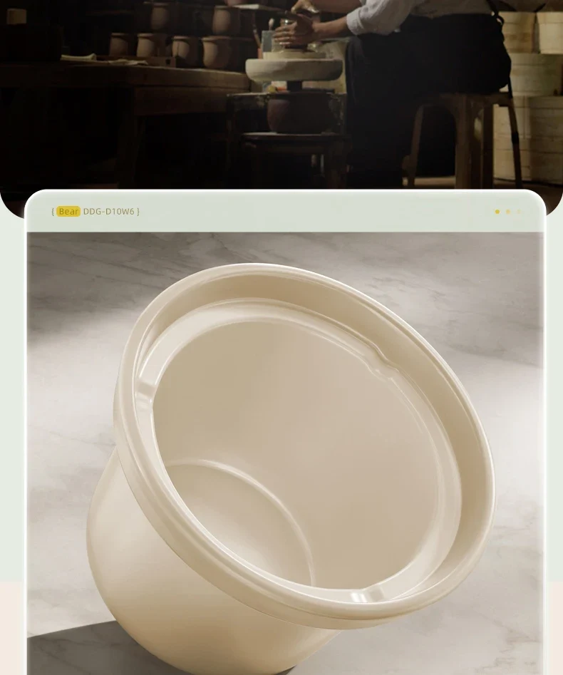 Bear baby food pot electric stew pot porridge small rice cooker porridge pot baby special automatic stew bb soup