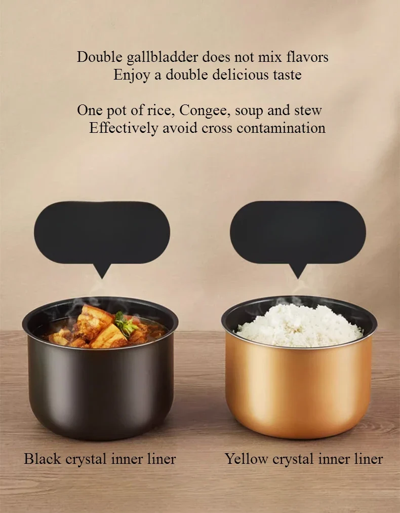 220V Electric Pressure Cooker Home Smart 5-liter Multi functional Pressure Cooker Rice Cooker
