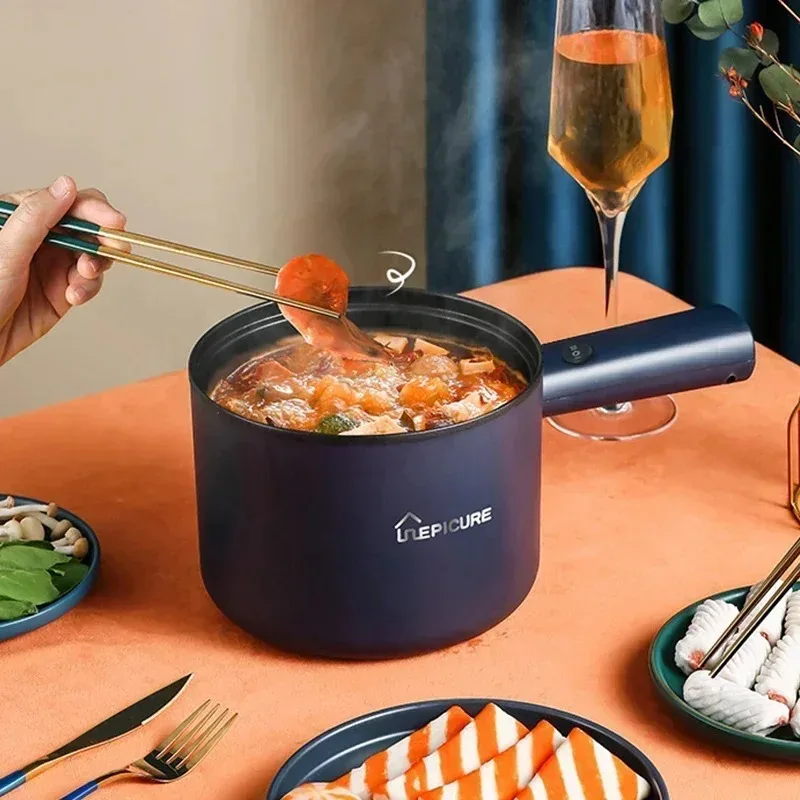 1.8L Mini Household Electric Rice Cooker Multifunction Hot Pot Non-stick Pan Single Double Layer for Students Dormitory