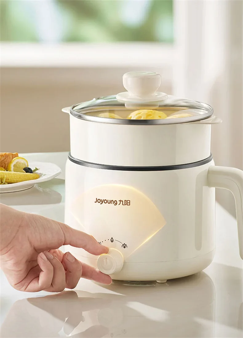 Joyoung Multi Electric Cooker Non-stick Coating Liner Electric Cooking Pot Mini Hot Pot For Home Kitchen 800W