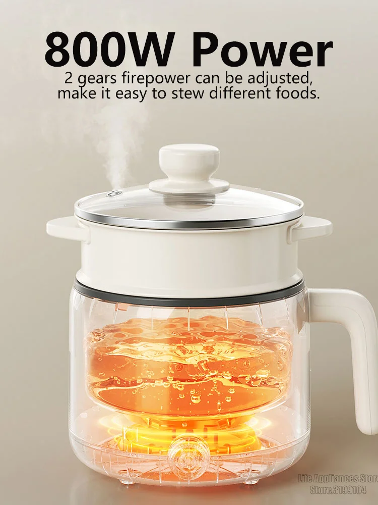 Joyoung HG18-G151 Electric Multi Cooker with Steamer 800W 1.8L Capacity Kitchen Appliance for Healthy Cooking