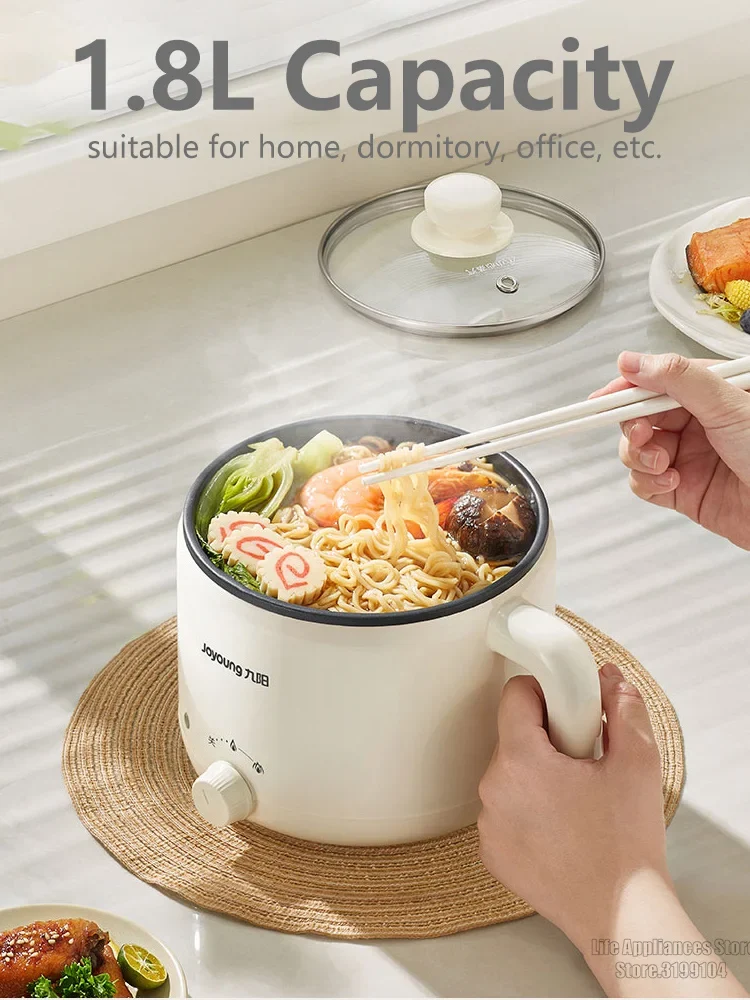 Joyoung HG18-G151 Electric Multi Cooker with Steamer 800W 1.8L Capacity Kitchen Appliance for Healthy Cooking