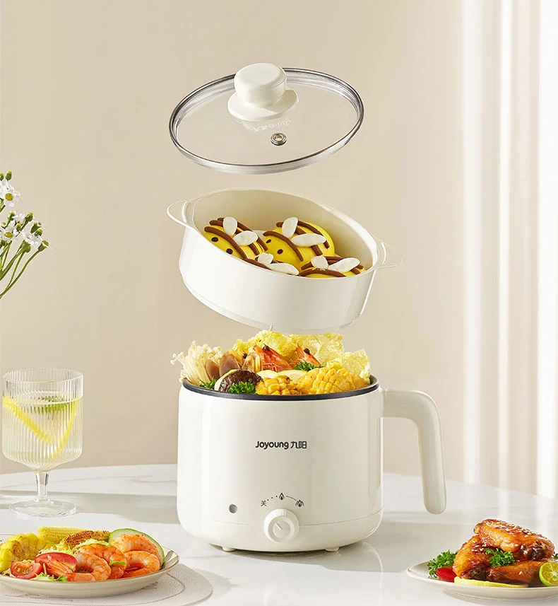 Joyoung HG18-G151 Electric Multi Cooker with Steamer 800W 1.8L Capacity Kitchen Appliance for Healthy Cooking