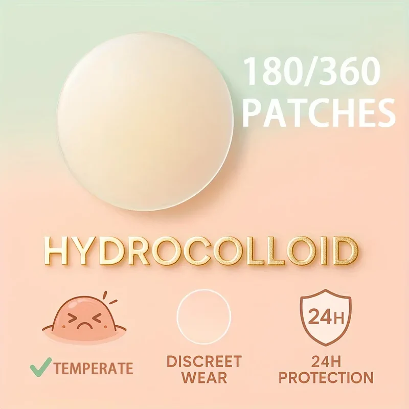 180/360PCS Invisible Acne Veneer Lump Sticker Reduce Acne Cleansing Pores Oil Removal Repair and Smooth Skin Facial Products Var