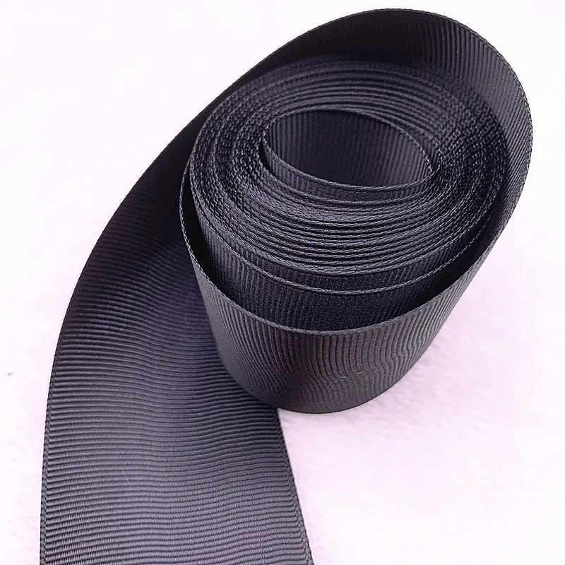 5yards 10/15/25/38/50mm Grosgrain Satin Ribbons for Wedding Christmas Party Decorations DIY Bow Craft Ribbons Supplies