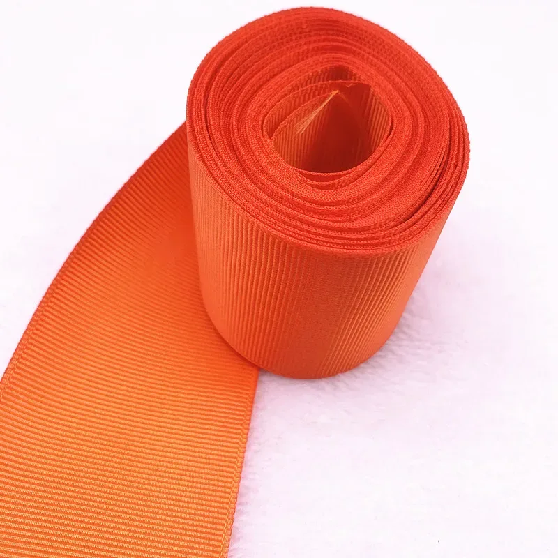 5yards 10/15/25/38/50mm Grosgrain Satin Ribbons for Wedding Christmas Party Decorations DIY Bow Craft Ribbons Supplies